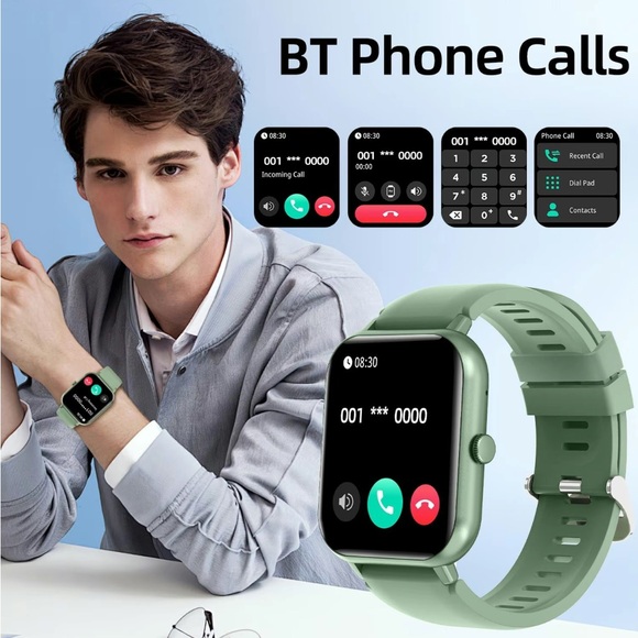 1.83” Touch Screen Fitness Smartwatch - Picture 4 of 10